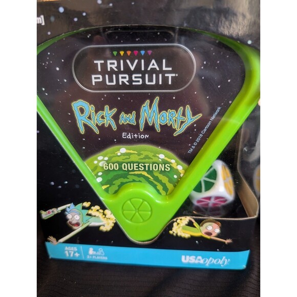 Rick and Morty Edition Trivial Pursuit USAopoly Trivia Board Game New in Box - Picture 2 of 10